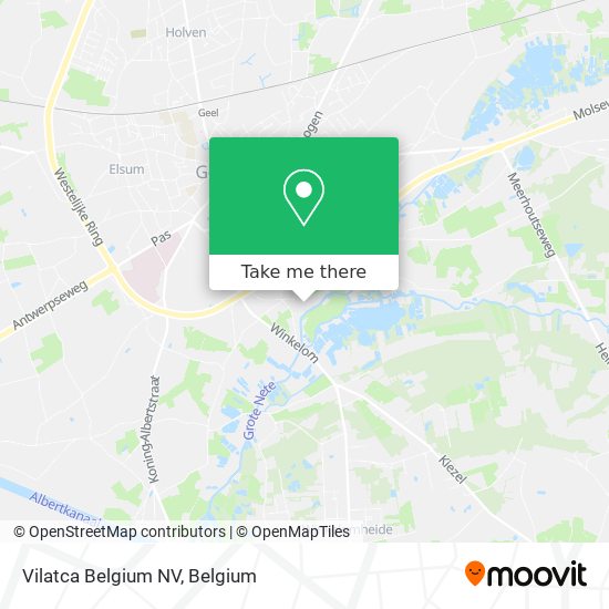 Vilatca Belgium NV map