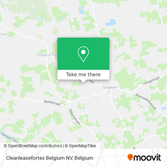 Cleanleasefortex Belgium NV map