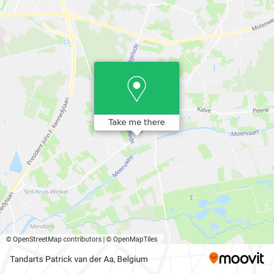 Tandarts Patrick van der Aa map