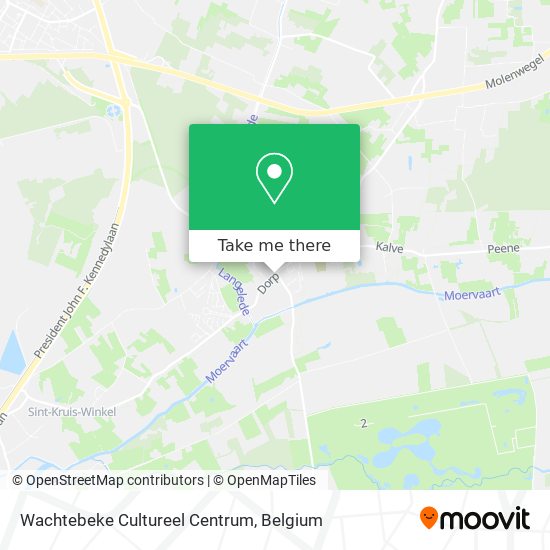 Wachtebeke Cultureel Centrum map