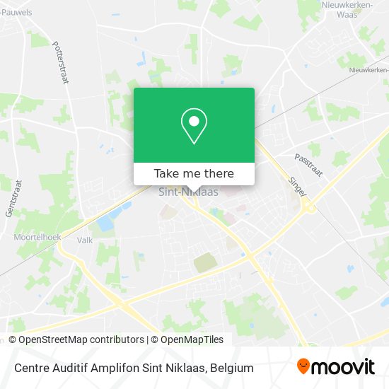 Centre Auditif Amplifon Sint Niklaas map