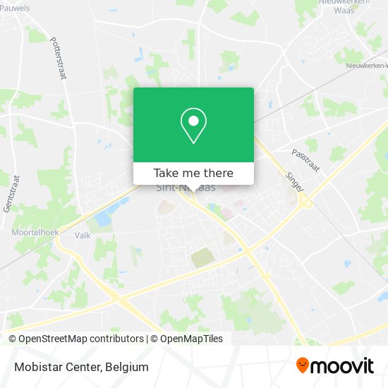 Mobistar Center map