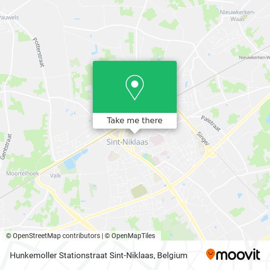 Hunkemoller Stationstraat Sint-Niklaas map