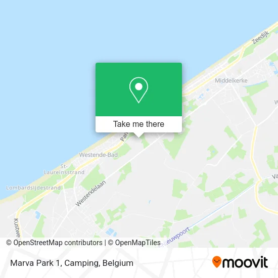 Marva Park 1, Camping map