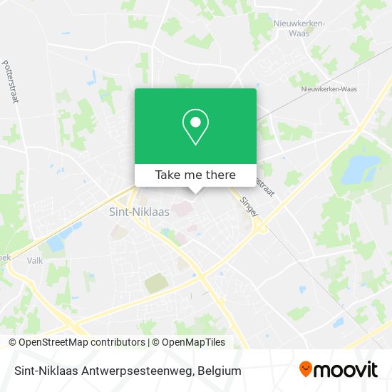 Sint-Niklaas Antwerpsesteenweg map