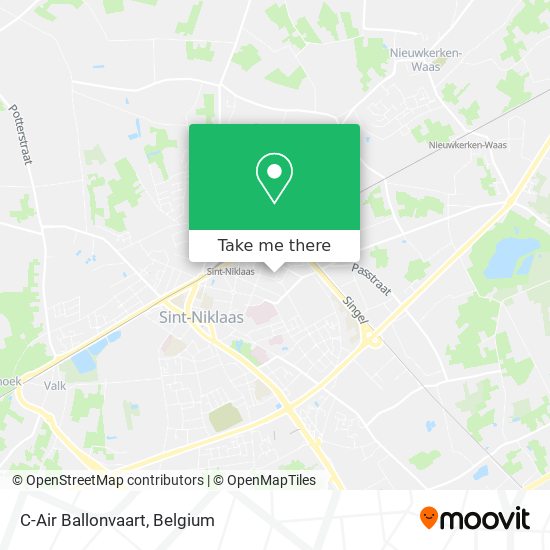 C-Air Ballonvaart map