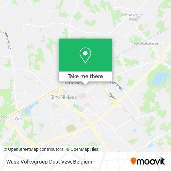 Wase Volksgroep Dust Vzw map