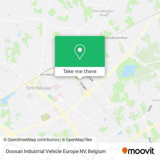 Doosan Industrial Vehicle Europe NV map