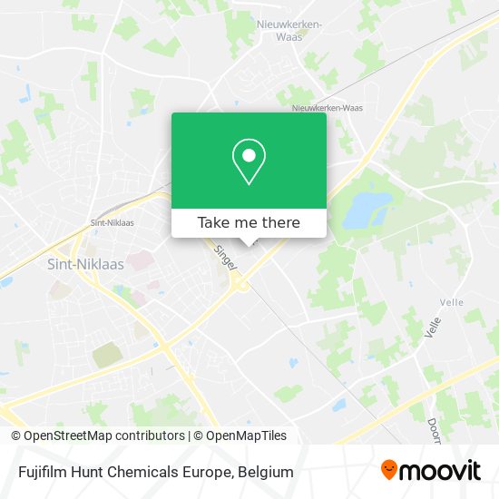 Fujifilm Hunt Chemicals Europe map