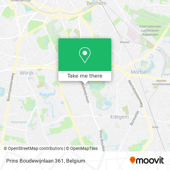 Prins Boudewijnlaan 361 map