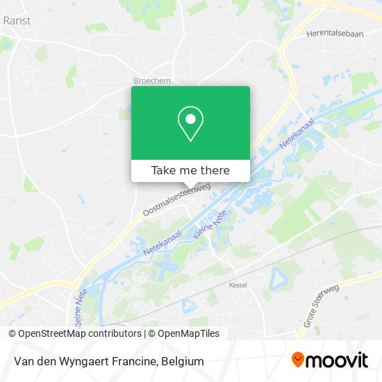 Van den Wyngaert Francine map