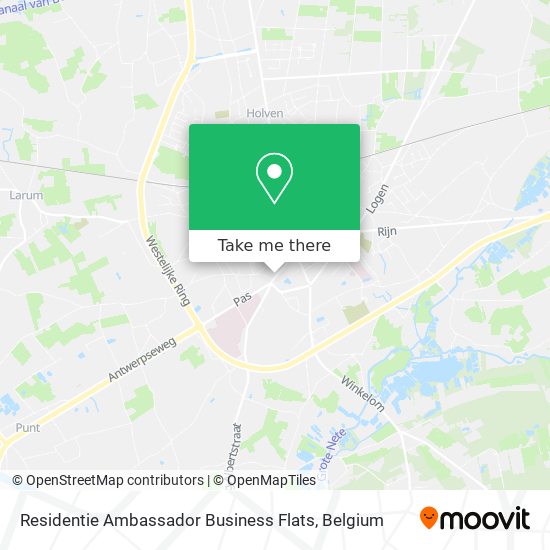 Residentie Ambassador Business Flats map