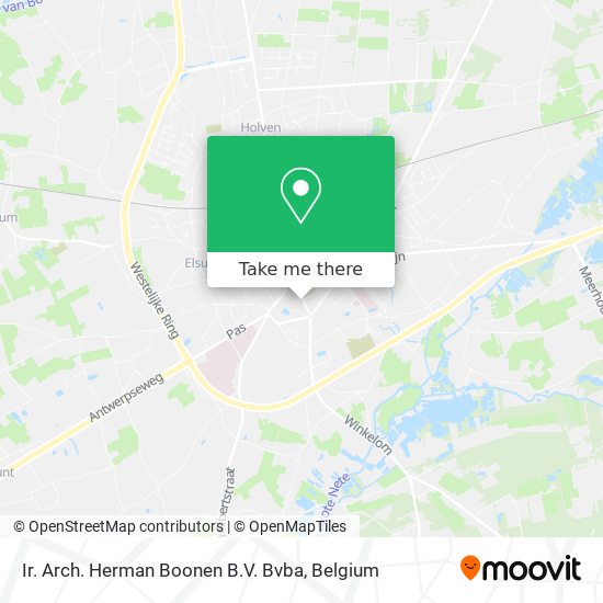 Ir. Arch. Herman Boonen B.V. Bvba map
