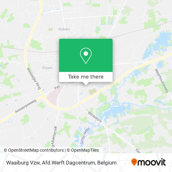 Waaiburg Vzw, Afd.Werft Dagcentrum map