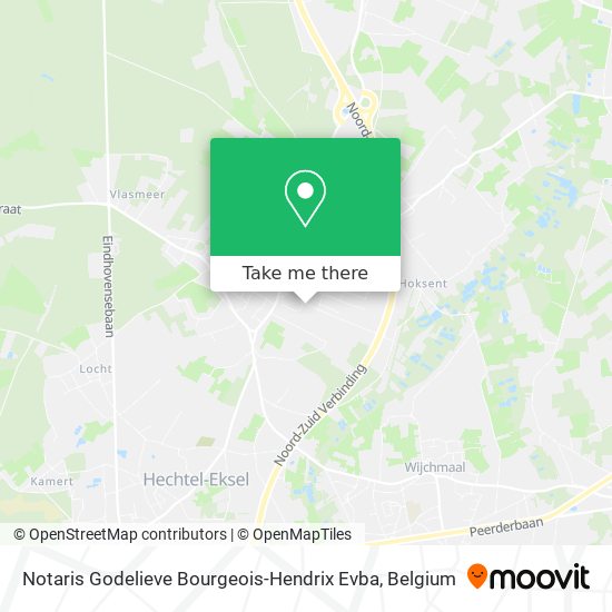 Notaris Godelieve Bourgeois-Hendrix Evba map