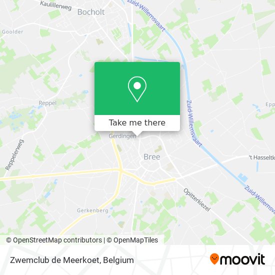 Zwemclub de Meerkoet map