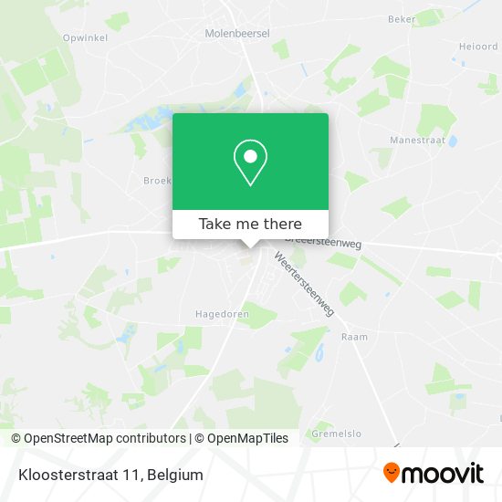 Kloosterstraat 11 map