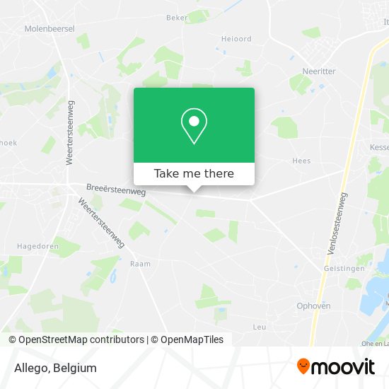 Allego map