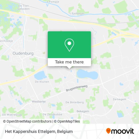 Het Kappershuis Ettelgem plan