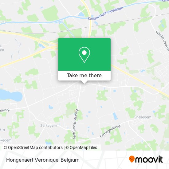 Hongenaert Veronique map