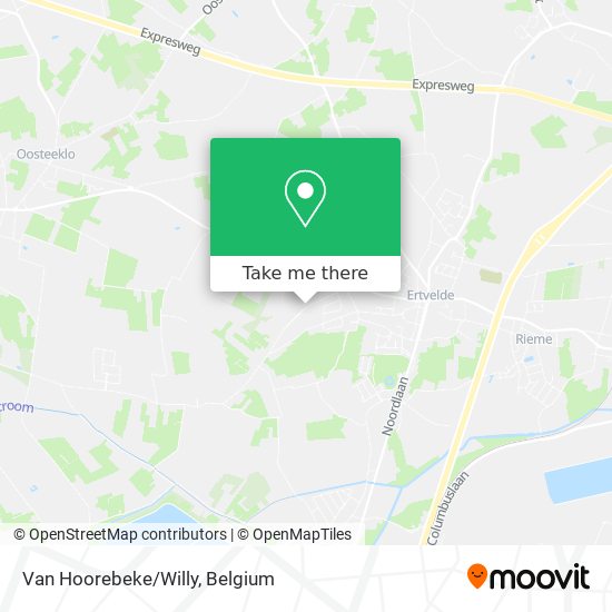 Van Hoorebeke/Willy map