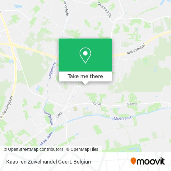 Kaas- en Zuivelhandel Geert plan