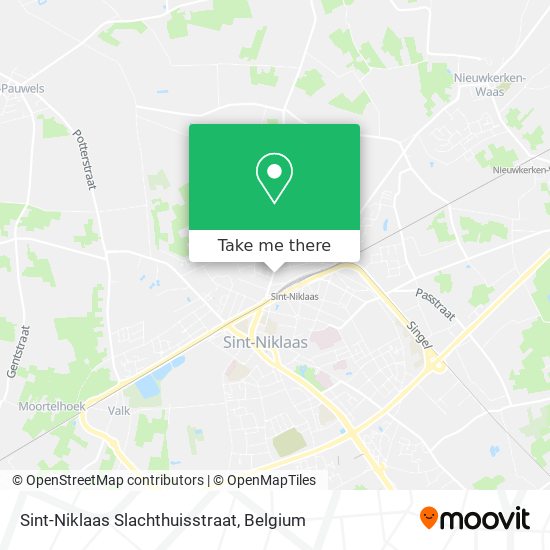 Sint-Niklaas Slachthuisstraat map