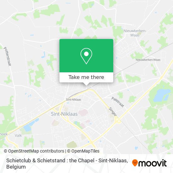Schietclub & Schietstand : the Chapel - Sint-Niklaas map