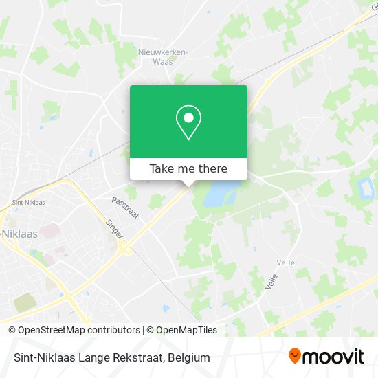 Sint-Niklaas Lange Rekstraat map