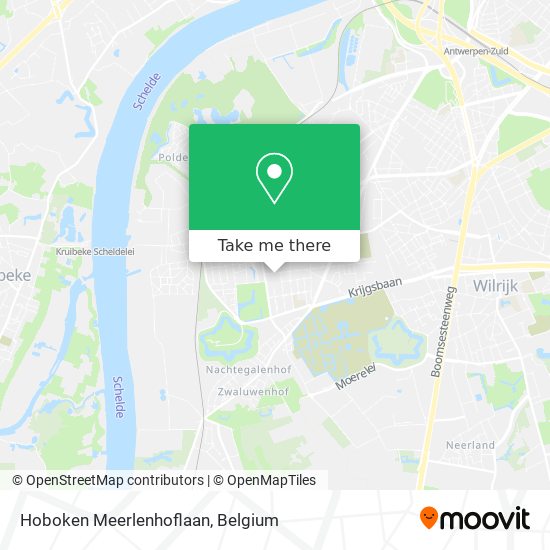 Hoboken Meerlenhoflaan plan