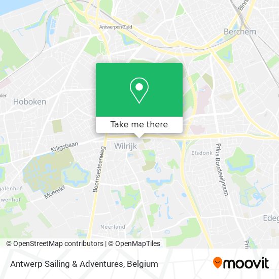 Antwerp Sailing & Adventures map