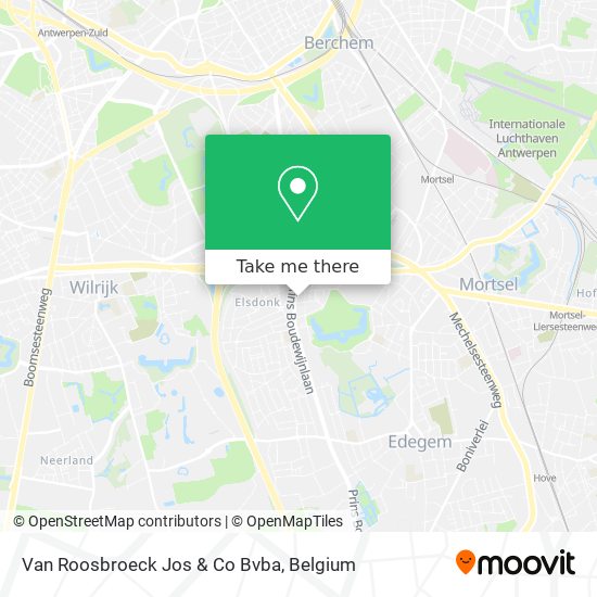 Van Roosbroeck Jos & Co Bvba map