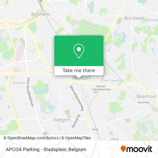 APCOA Parking - Stadsplein map