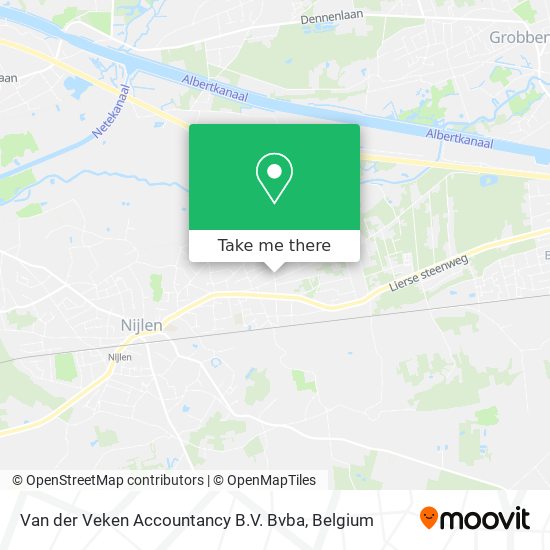 Van der Veken Accountancy B.V. Bvba map