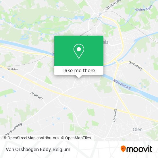Van Orshaegen Eddy map