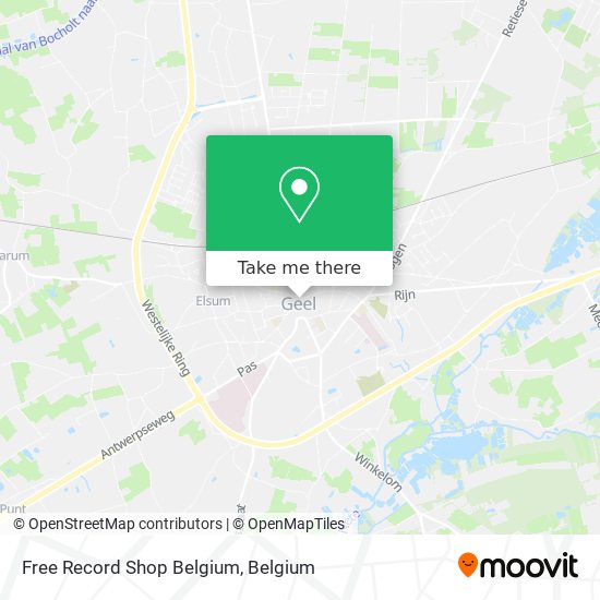 Free Record Shop Belgium plan