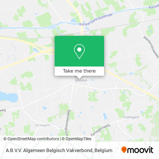 A.B.V.V. Algemeen Belgisch Vakverbond map