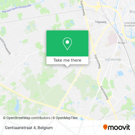 Gentiaanstraat 4 map