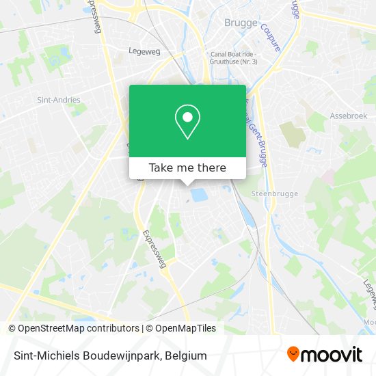 Sint-Michiels Boudewijnpark plan