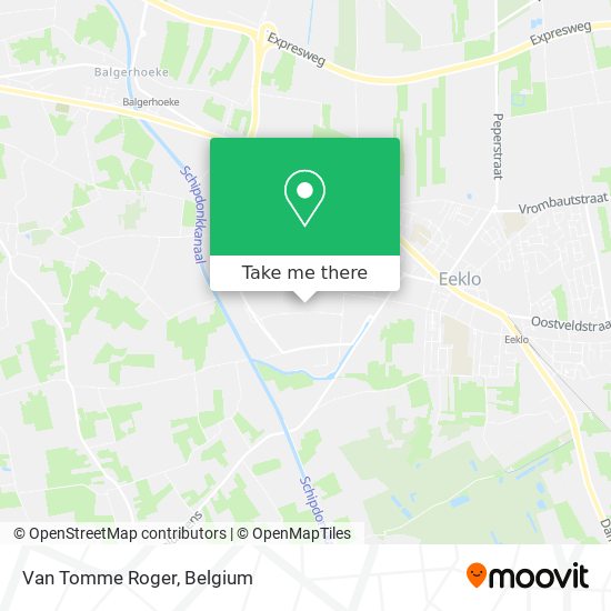 Van Tomme Roger map