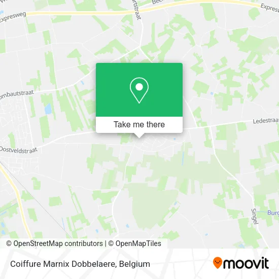 Coiffure Marnix Dobbelaere map
