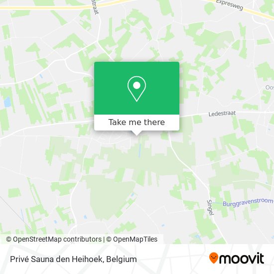 Privé Sauna den Heihoek map