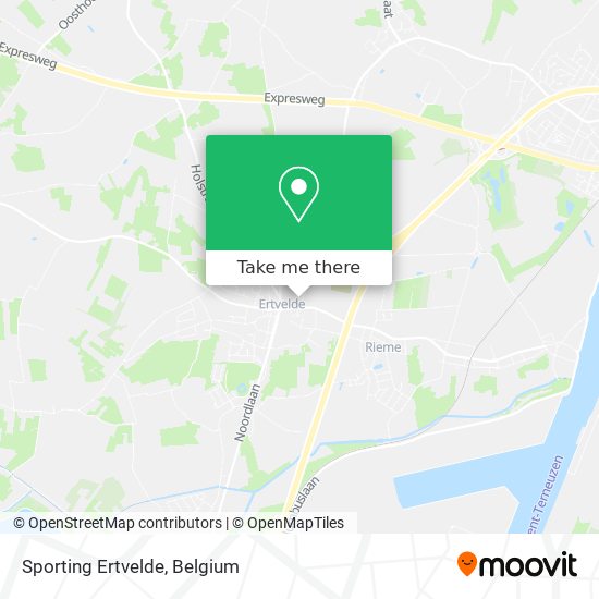 Sporting Ertvelde map