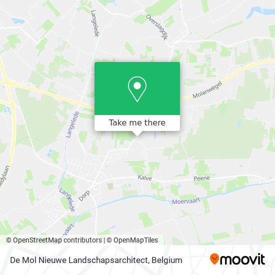 De Mol Nieuwe Landschapsarchitect map