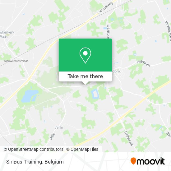 Siriøus Training map