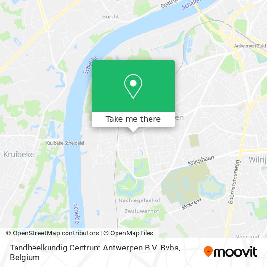 Tandheelkundig Centrum Antwerpen B.V. Bvba map