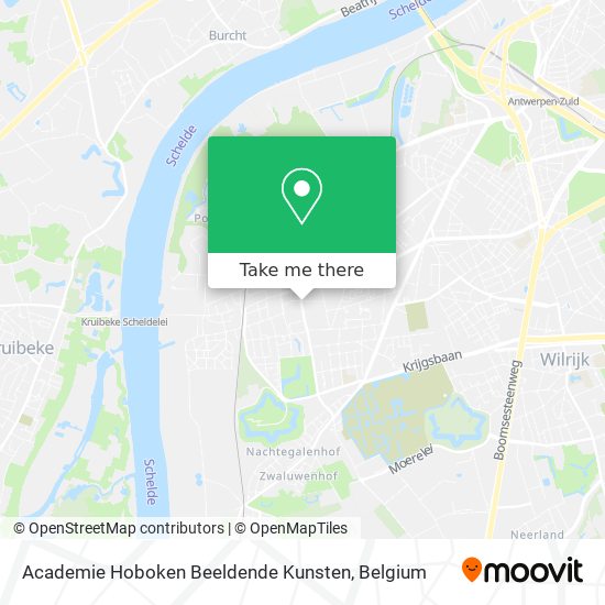 Academie Hoboken Beeldende Kunsten plan