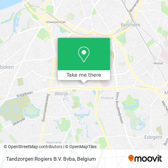 Tandzorgen Rogiers B.V. Bvba map