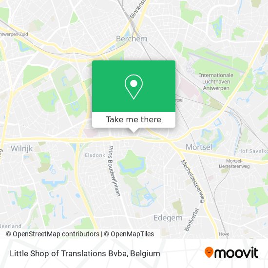 Little Shop of Translations Bvba map