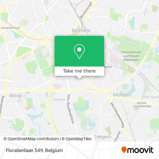 Floralienlaan 549 map